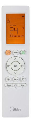 Multisplit Midea Inverter Smart Pared 3520f+3520f Frio Calor Blanco