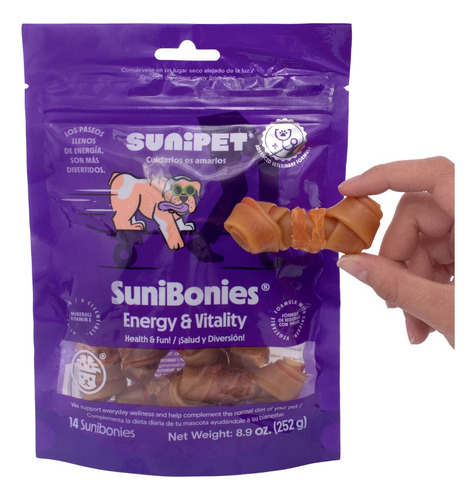 Sunibonies Snack De Pollo Vitaminas Y Minerales Para Perros