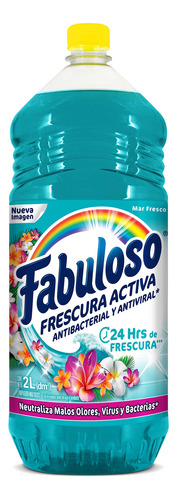 Limpiador Líquido Multiusos Fabuloso Frescura Activa De 2l