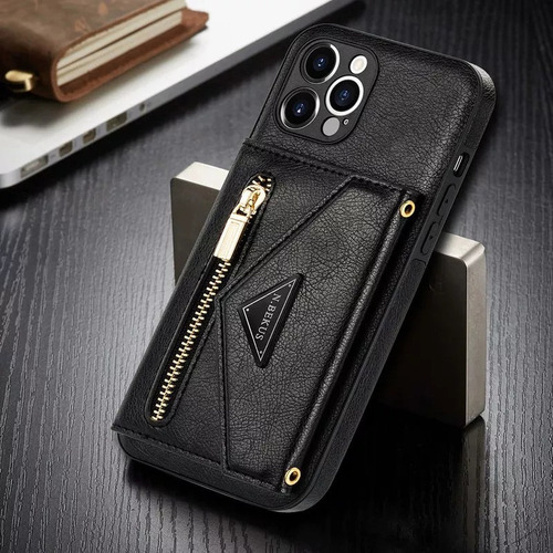 Funda De Piel Para iPhone Funda Tipo Cartera Con Correa