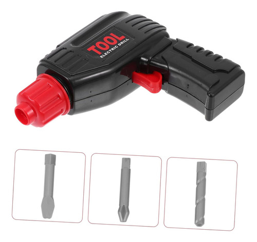 Taladro De Juguete Automático Con Mechas Y Regla + Packaging