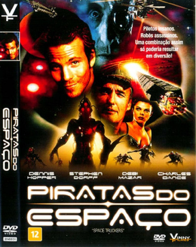 Dvd Piratas Do Espaço Dennis Hopper 12 Anos