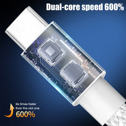 Cable De Carga Rápida De 2 M Y 10 Piezas De Cables De Datos