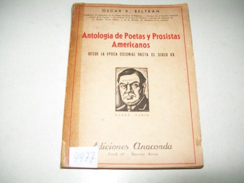 Antología De Poetas Y Prosistas Americanos · Oscar R.beltran
