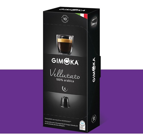 30 Cápsulas Nespresso Compatibles Gimoka Italia