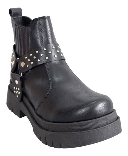 Imagen 6 de 7 de Bota Botineta Borcego Elastizado Cinturon Desmontable 878roc