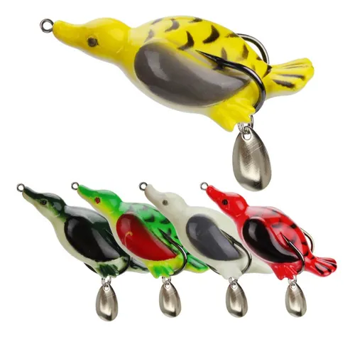 comprar Señuelos Pesca Spinner Pato Ganso Blando Cuchara Anzuelo X 5