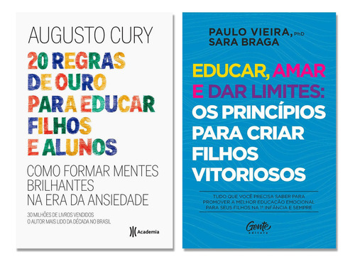 20 Regras De Ouro Para Educar Filhos E Alunos: Não Aplica, De Cury, Augusto. Série Não Aplica, Vol. 1. Editora Planeta Do Brasil Ltda., Capa Dura, Edição 1ª Edição Em Português, 2017