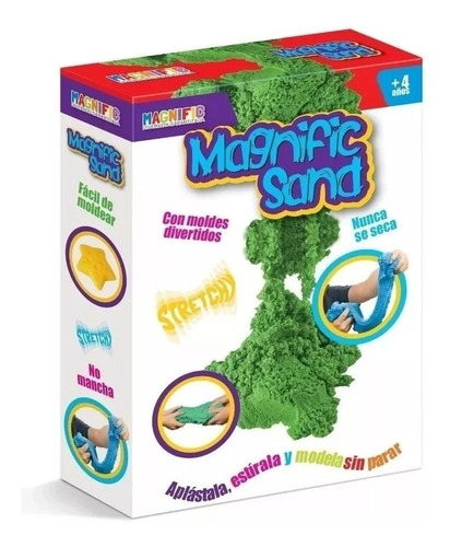 Arena Kinetica Magica Magnific Sand+5 Moldes Activ Sensorial