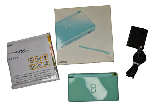 Nintendo Ds Lite Crystal Blue Original Caja Y Manuales Nds 