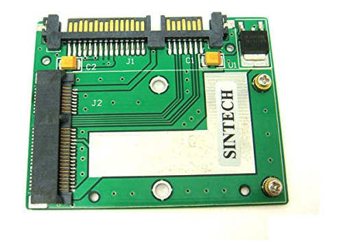 Sintech Mini Sata Ssd Msata Mitad 1.8  Slim Adapter Card
