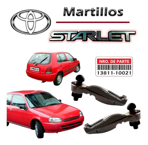 Martillo Starlet 93 Al 99  Parte 13811 10021