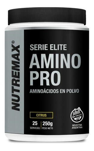 Suplemento En Polvo Nutremax Aminoácidos Sabor Citrus