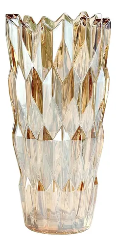 Jarrón Colorido De Cristal De Cristal, Decoración De Jarrón