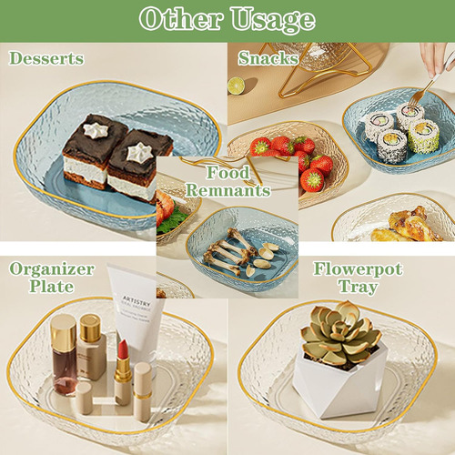 Paquete De 6 Platos Para Gatos Con Cuenco De Comida Para Gat
