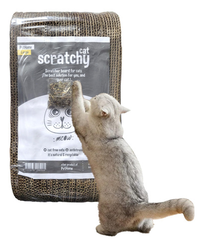 Rascador Gatos Con Catnip Seco Hierba Gatera Modelo Helice