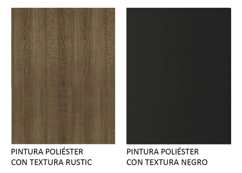 Mesa De Comedor Rectangular Madesa 6 Puestos Marrón Negro