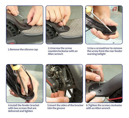 Parachoques Trasero I Scooter Para M365/m365 Pro/1s/pro