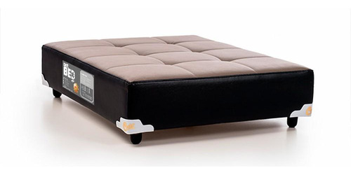 Cama Pet Bed Cinza/preto 100x80x19cm