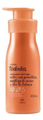 Crema Hidratante Corporal Natura Tododia Mango Rosa y Agua de Coco Envase de 400ml/400g