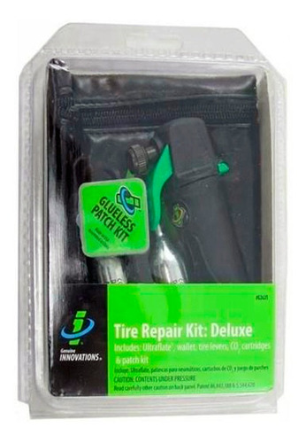 Kit Reparacion Cubierta Sin Camara + Inflador Co2 Slime