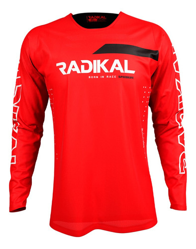 Jersey Downhill Signature Rojo Radikal Racing  Dh -mtb