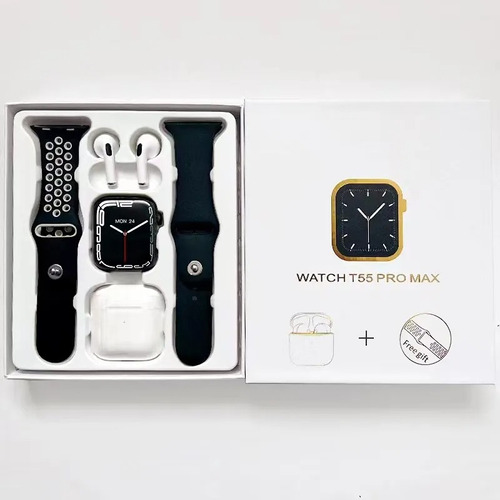 Kit Smart Watch T55 + 2 Correas + Auricular I12 - Ffstoreuy