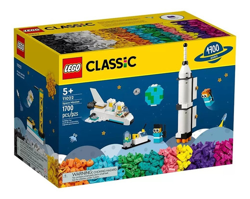 Lego Classic Set De Misión Espacial 1700 Pzas