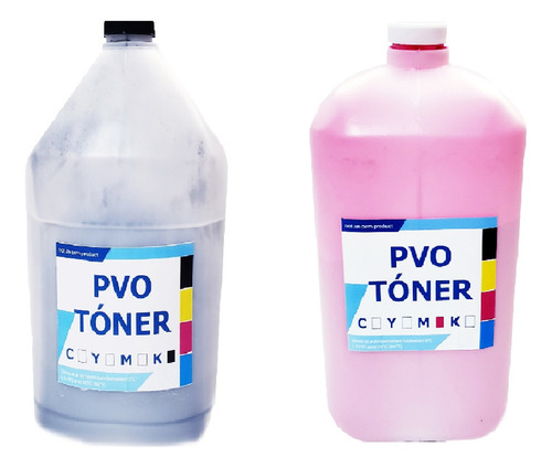 1kg Magenta Y 1 Kg Bk Pvo Para Uso En Xer Wc 7835