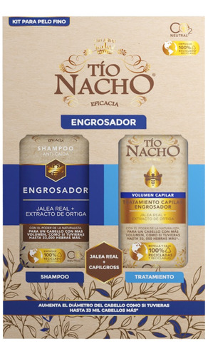 Pack Tio Nacho Engrosador Shampoo 415ml + Tratamiento 90ml