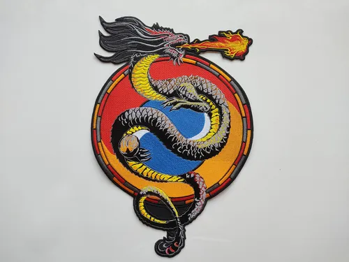 Parche Bordado Dragón Japonés Figura Legendaria Mitología