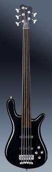Warwick Streamer Lx 5c Black High Polish - Bajo Electrico
