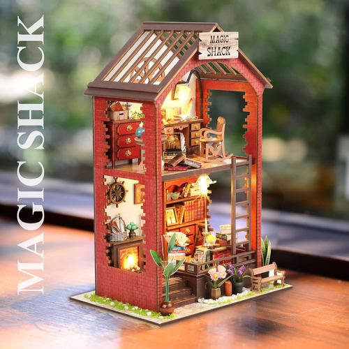 Kit De Construcción De Casa De Muñecas En Miniatura Para Bri