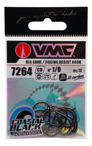 Anzuelos Vmc 7264bn Big Game Jigging Assist Para Asistente