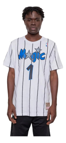 Camiseta Mitchell & Ness Orlando Magic Hardaway Branca