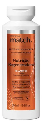 Shampoo Match Nutrição Regeneradora 300ml O Boticario