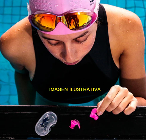 Goggle Natacion Modelo Bandit Mirror Azul Marca Escualo Pvr
