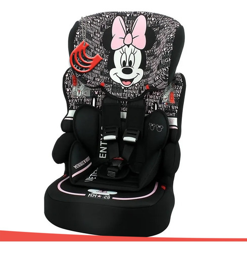 Imagem 2 de 4 de Cadeira Infantil Carro Disney Kalle Minnie Mouse 9 A 36kg