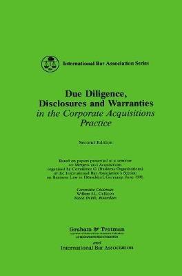 Libro Due Diligence, Disclosures And Warranties - Interna...