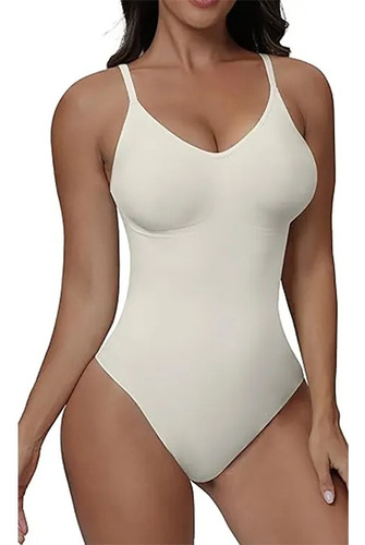 Body Reductor Modelador Faja Abdominal Bretel Regulable Blanco Xl/xxl Abarca Contorno De 90 A 120 Cm