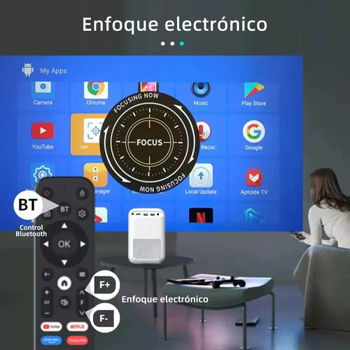Proyector 4k Android 5g Wifi Bluetooth Full Hd Portátil