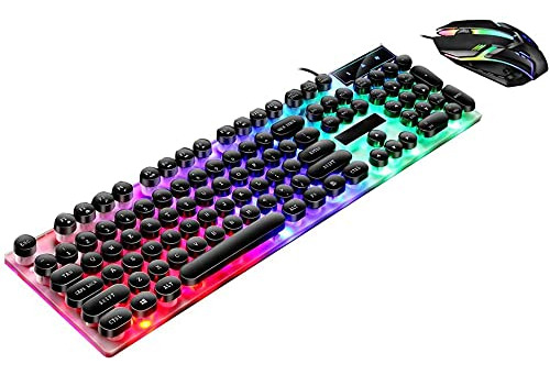 Furnoor Cable Usb Color Led Retroiluminado Teclado Para