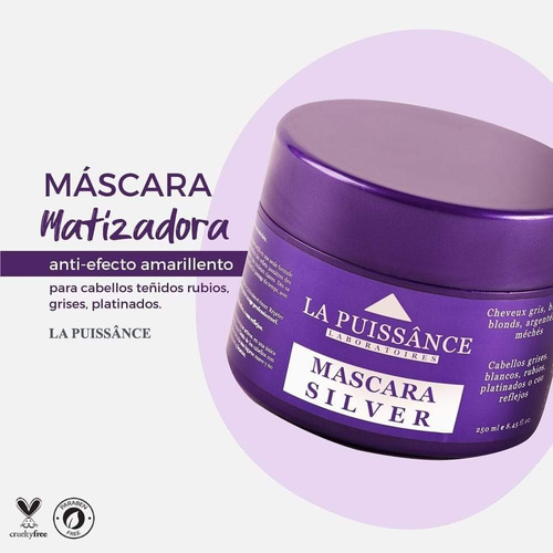 Máscara Matizadora Silver La Puissance X 250 Ml