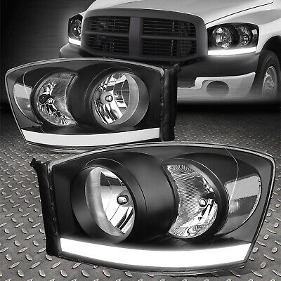 [led Drl]for 2006-2009 Dodge Ram Pickup Black Housing Cl Oad