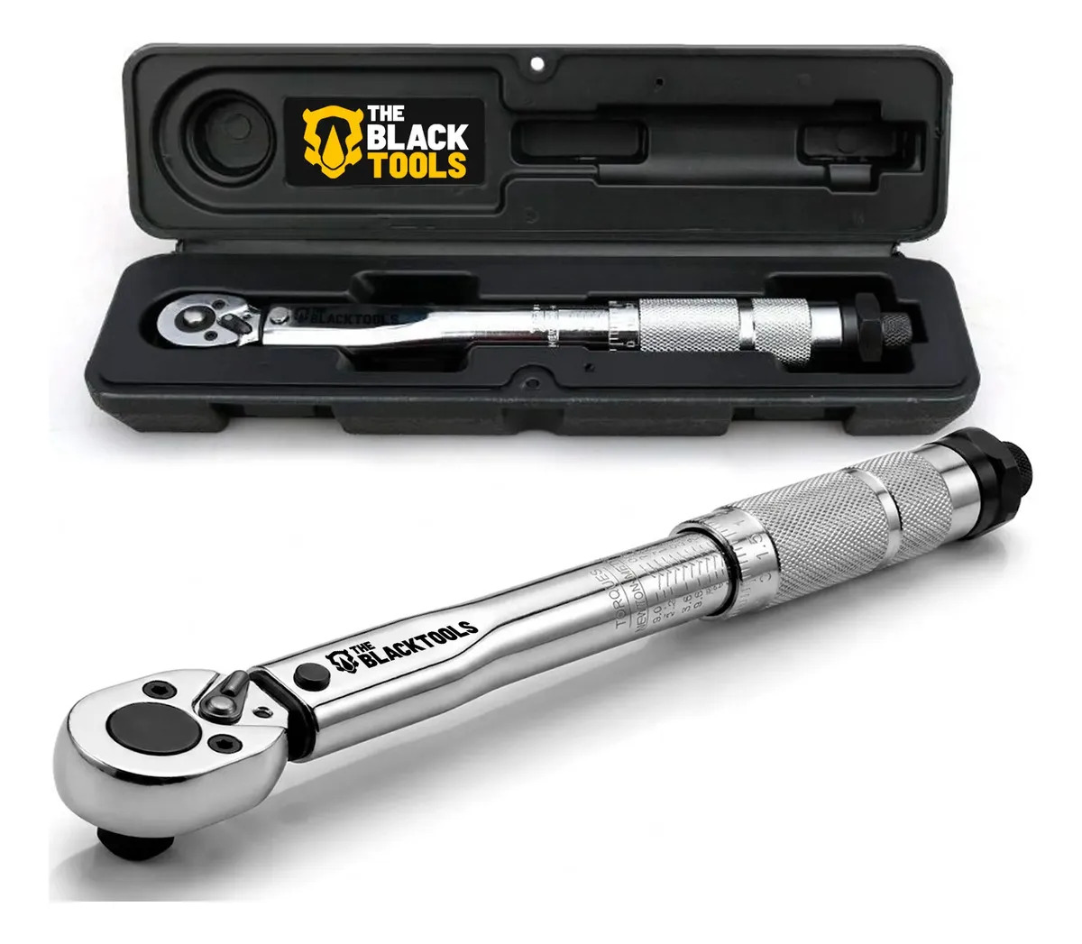 Torquímetro de Estalo Click para Soquete 1/2 Pol The Black Tools
