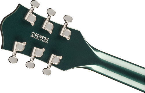 Guitarra Gretsch Electromatic G5622t Bigsby Center Block Cor verde escuro Material da escala Laurel Orientação à mão direita