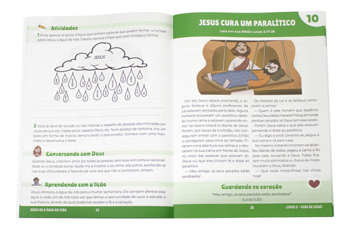 Estudando Com A Bíblia: Livro 5 - Vida De Jesus - Sbb, De Diversos. Editorial Sbb, Tapa Mole, Edición 1ª Edição En Português, 2024
