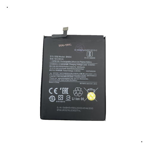 Ferramentas + Ba-teria Bn54 Compativel Com Redmi 9 Frete