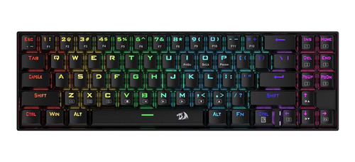 Teclado Gamer Inalambrico Mecanico 70% Redragon Deimos K599