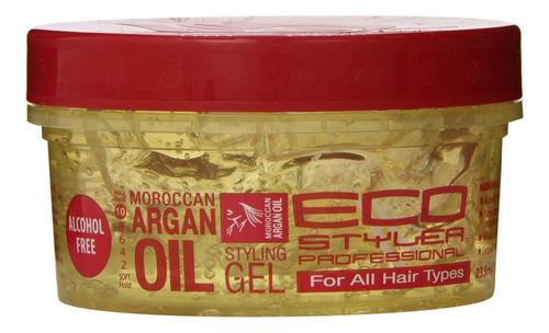 Ecoco Ecostyler Gel, Aceite De Argán Marroquí, 8 Oz (paqu.